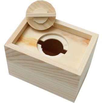 Wooden Mini Box with Lid 10cm image number 3