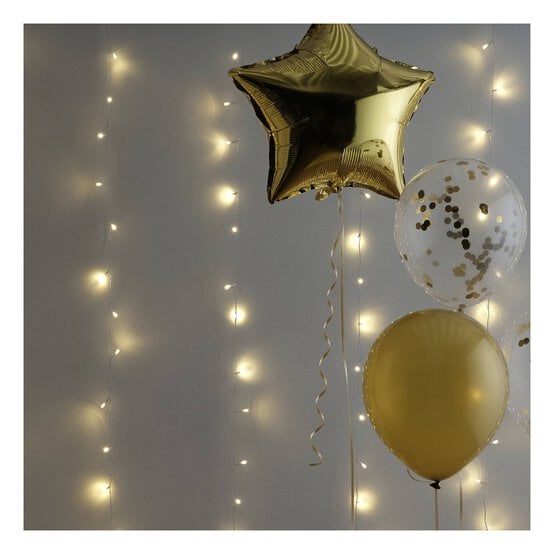 Create & Celebrate Warm White LED Curtain Lights 3m x 2m image number 2