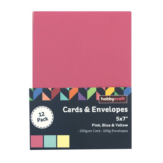 Bright Cards and Envelopes 5 x 7 Inches 12 Pack  image number 3