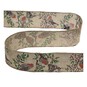 Festive Robin Wire Edge Printed Ribbon 63mm x 3m image number 2