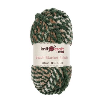 Knitcraft Dark Green Beach Blanket Babbie 100g 