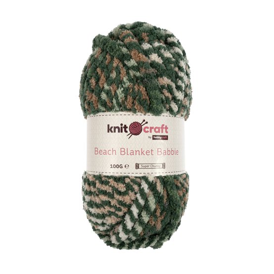 Knitcraft Dark Green Beach Blanket Babbie 100g  image number 1