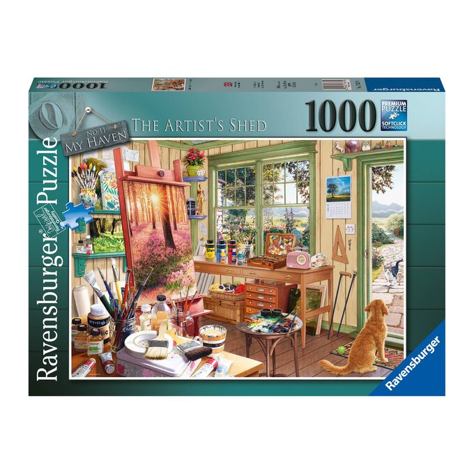 Ravensburger The Artist’s Shed Jigsaw Puzzle 1000 Pieces image number 1