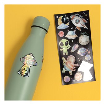 Space Bottle Stickers
