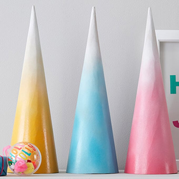 How to Make Ombre Tree Cones image number 1