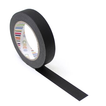 Black Solid Masking Tape 24mm x 50m