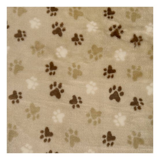 Paws Cuddle Fleece Fabric by the Metre image number 2