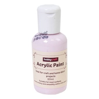 Barely Pink Acrylic Craft Paint 60ml