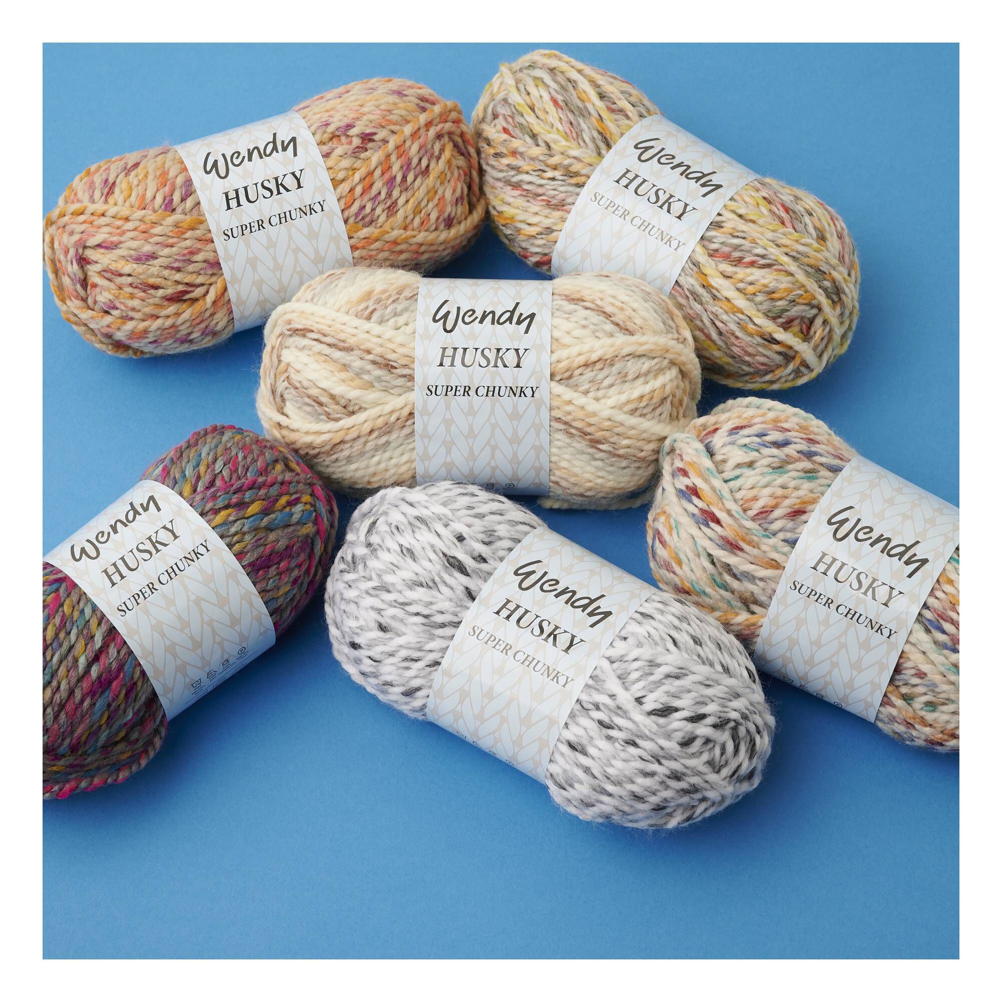 Wendy Summit Husky Super Chunky Yarn 100g Hobbycraft