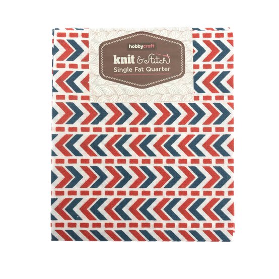 Pink Zigzag Single Cotton Fat Quarter image number 1