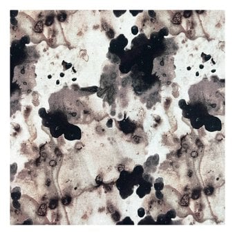 Brown Marble Cotton Print Fabric by the Metre image number 2