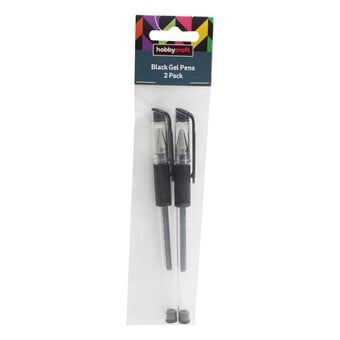 Black Gel Pens 2 Pack