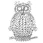 Free Owl Zentangle Download image number 1
