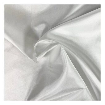 White Silky Habutae Fabric by the Metre