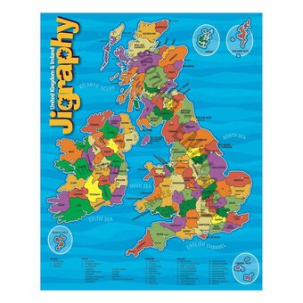 United Kingdom and Ireland Jigraphy Puzzle 100 Pieces