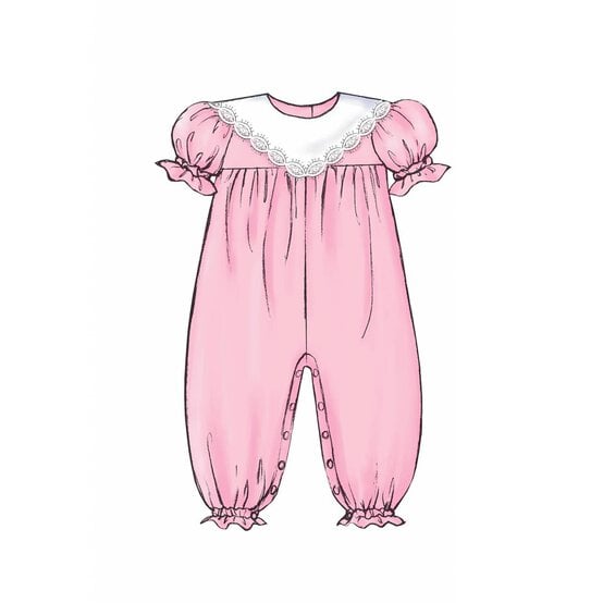 Butterick Baby Dress Sewing Pattern B4110 image number 5