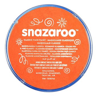 Snazaroo Orange Face Paint Compact 18ml