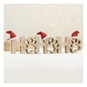 Wooden Paw Ho Ho Ho Decoration 30cm image number 1