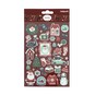 Pink and Red Festive Fabric Stickers image number 4