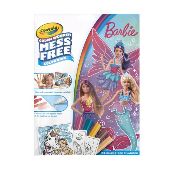 Crayola Barbie Color Wonder Colouring Set image number 1