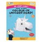 Make a 3D Colour-In Unicorn Head Mask Kit image number 1