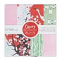 Papermania Cherry Blossom Paper Pad 12 x 12 Inches 18 Sheets image number 1
