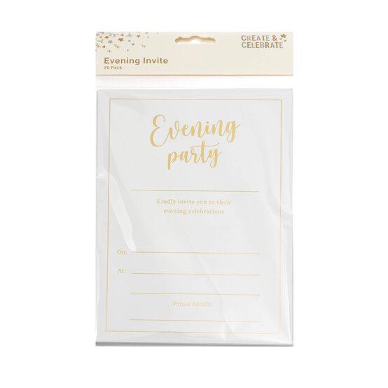 Create & Celebrate Evening Invites 20 Pack image number 3