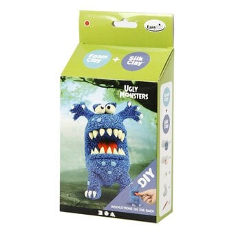 DIY Blue Monster Silk and Foam Clay Kit image number 2