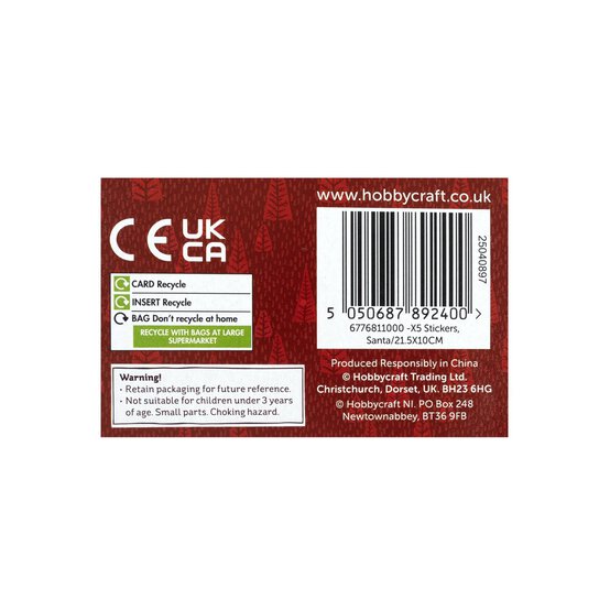 Santa Stickers  image number 4