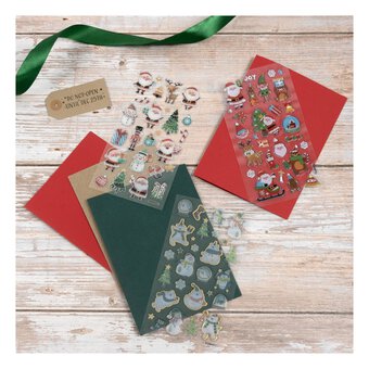 Santa Epoxy Stickers 