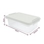 Clear White Storage Box 3 Litres image number 3