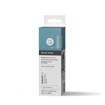 Cricut Joy Light Blue Permanent Smart Shimmer Vinyl 5.5 x 48 Inches