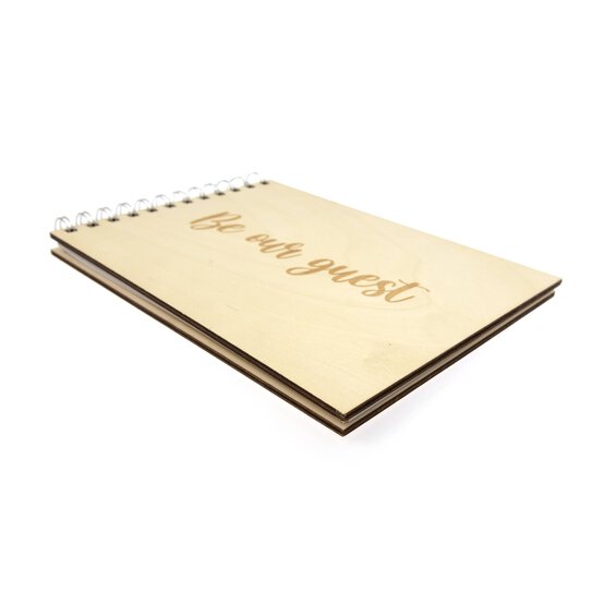 Create & Celebrate Etched Wooden Guestbook  image number 3