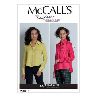 McCall’s Women's Shirt Sewing Pattern M8014 (6-14)