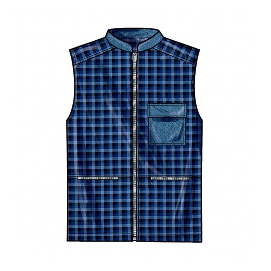 New Look Unisex Zip Jacket Sewing Pattern 6713 (XS-XL) image number 4