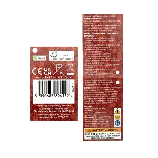 Christmas Tree LED Light Box 17cm image number 6