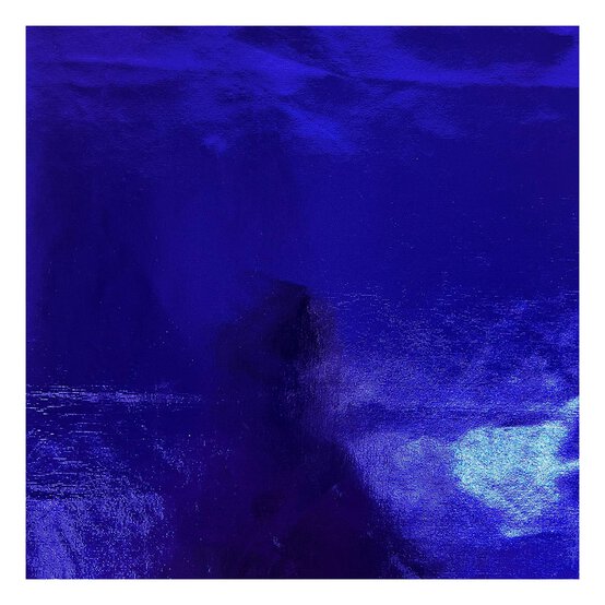 Royal Blue Slinky Foil Fabric by the Metre image number 2