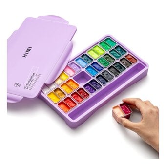 HIMI Purple Twin Cups Gouache Set 12ml 36 Pack