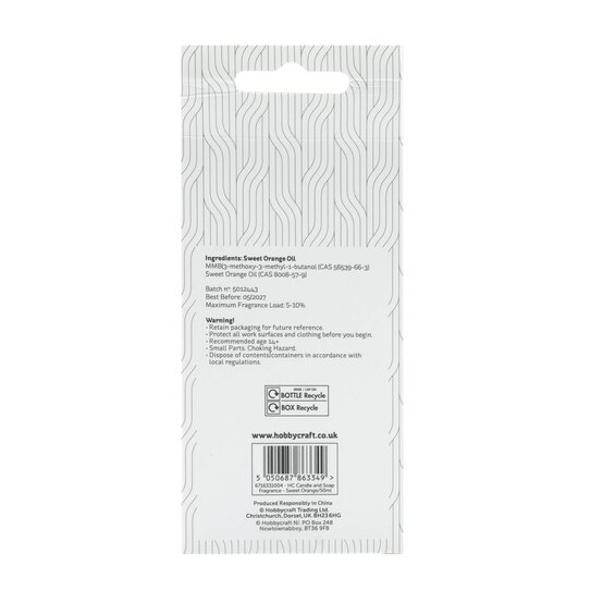 Sweet Orange Candle and Soap Fragrance 50ml image number 5