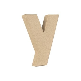 Lowercase Mini Mache Letter Y image number 5