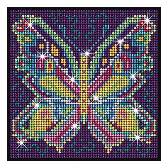 Leisure Arts Butterfly Diamond Art Intermediate Kit