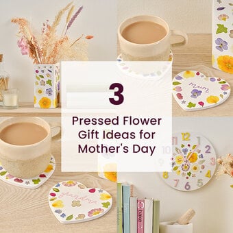 3 Pressed Flower Gift Ideas for Mothers Day