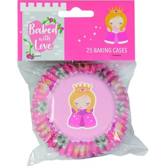 Baked With Love Princess Cupcake Cases 25 Pack image number 3