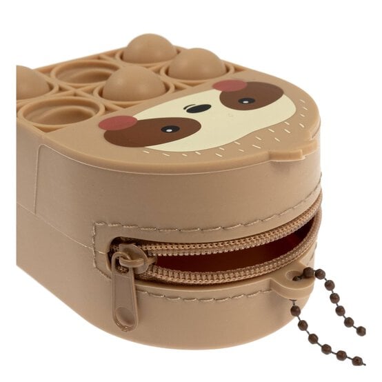 Mini Pop-Up Sloth Backpack Coin Purse image number 4