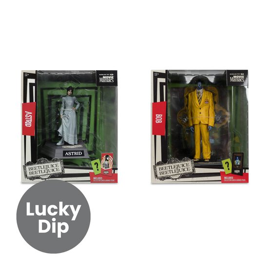 Assorted Movie Maniacs Wv2 Beetlejuice Beetlejuice Figure Size 6