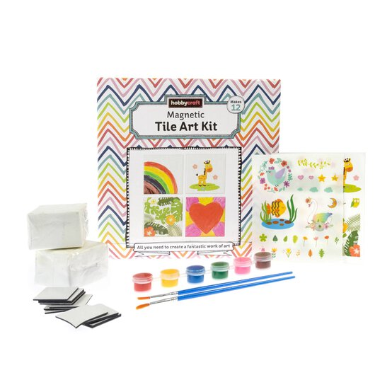 Magnetic Tile Art Kit image number 1