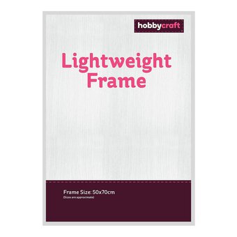 Silver Lightweight Frame 50cm x 70cm