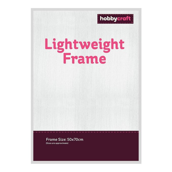 Silver Lightweight Frame 50cm x 70cm image number 1