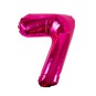 Extra Large Pink Foil Number 7 Balloon image number 1