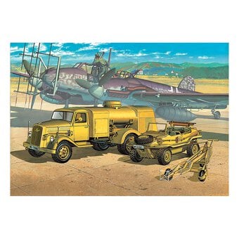 Academy German Fuel Truck and Schwimmwagen Model Kit 1:72 image number 2
